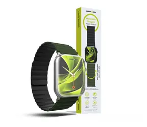Mobile Origin Magnetic Watch Strap II remienok pre Apple Watch 49mm/46mm/45mm/44mm zelená/čierna