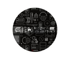 Genesis Tellur 300 Gear čierna / podložka pod stoličku / 100 x 100cm