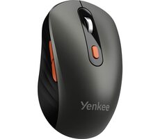 YENKEE YMS 2045GY WL SWAY čierna / bezdrôtová optická myš / 1600 DPI / 6 tlačidiel / 2.4 GHz / Bluetooth