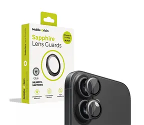 Mobile Origin Sapphire Lens guards ochranné sklo pre Apple iPhone 16/16 PLUS čierna