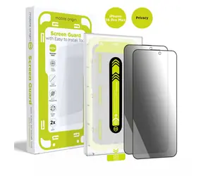 Mobile Origin Screen Guard Privacy ochranné sklo pre Apple iPhone 16 Pro Max s aplikátorom / 2 ks