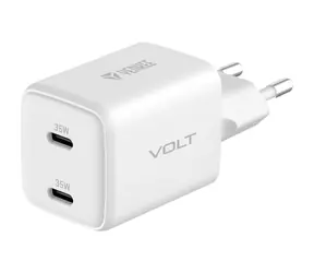 YENKEE YAC G35D VOLT biela / Nabíjačka / 2x USB-C / 2x 18W / QC 4.0+ 