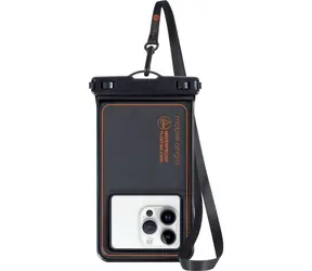 Mobile Origin Waterproof floating case 6.5" čierna / oranžová / vodotesné univerzálne púzdro