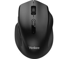 YENKEE YMS 2050BK WL EGO čierna / bezdrôtová optická myš / 1600 DPI / 6 tlačidiel / 2.4 GHz / BT 