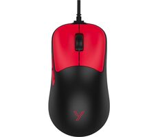 YENKEE YMS 3300RD APEX USB čierno-červená / herná optická myš / 16000 DPI / 6 tlačidiel / USB / 1.5 m