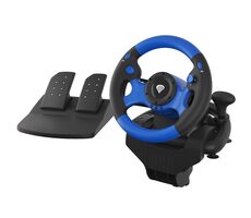 Genesis Seaborg 350 / Herný volant a pedále / natočenie o 180 ° / Vibrácie / USB / Pre PC, PS4, PS3, Xbox ONE, SWITCH