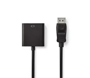 Nedis Adaptér DisplayPort (M) - DVI-D 24+1 (F) 0.20 m čierna 