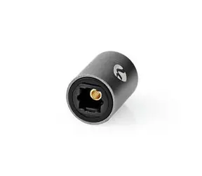 Nedis Adaptér TosLink (F) - TosLink (M) sivá 