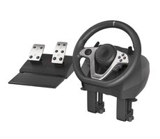 Genesis Seaborg 400 / Herný volant a pedále / otáčanie 270/900 ° / Vibrácie / USB / Pre PC, PS4, PS3, Xbox ONE, Xbox 360, SWITCH