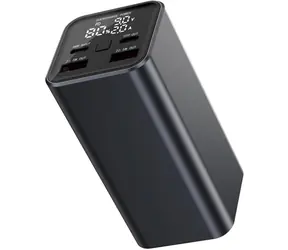 YENKEE YPB 2100 čierna / Power Banka / 20000 mAh / 100W / 2x USB-C / 2x USB-A 