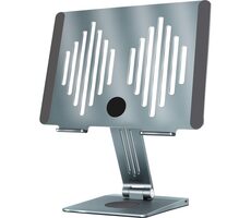 YENKEE YSN 03 TASK modrá / Stojan s integrovaným Hubom / pre notebooky do 15.6" / USB-C 3.1 / 3x USB-A / HDMI 