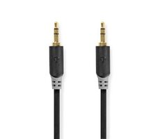 Nedis Stereo Audio kábel jack 3.5 mm (M) - jack 3.5 mm (M) 1.00 m čierna 