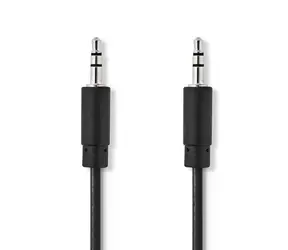 Nedis Stereo Audio kábel jack 3.5 mm (M) - jack 3.5 mm (M) 1.00 m čierna 