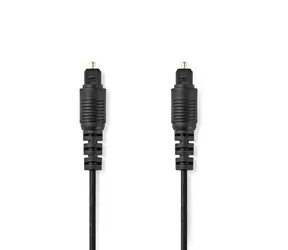 Nedis Optický audio kábel TosLink (M) - TosLink (M) 2.00 m čierna