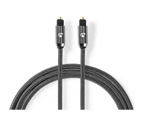 Nedis Optický audio kábel TosLink (M) - TosLink (M) 1.00 m sivá 