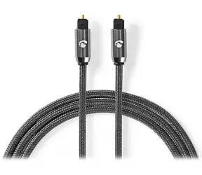 Nedis Optický audio kábel TosLink (M) - TosLink (M) 2.00 m sivá 