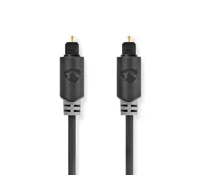 Nedis Optický audio kábel TosLink (M) - TosLink (M) 5.00 m antracit 
