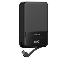 EcoFLow Rapid Magnetic Power Bank 10000mAh čierna / Powerbanka / 60W / Qi2 / USB-C / Li ION
