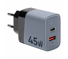 Rozbalené - Tactical Microgrid GaN 45W sivá / nabíjací adaptér / rozbalené