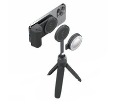 ShiftCam SnapGrip Creator Kit čierna / tripod + foto adaptér + LED ring svetlo