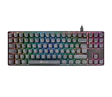 GAMIAC TKL90G čierna / herná klávesnica / mechanická / Kailh Red / TKL / USB / 1.8m / DE Layout 