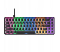 Rampage Rebel Blue switch čierna / herná klávesnica / mechanická / Blue Switch / USB / US Layout 