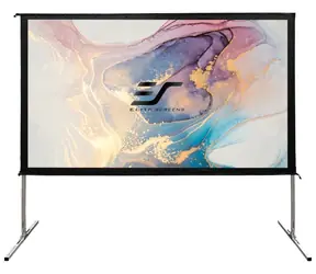 ELITE SCREENS plátno mobilný outdoor statív 100" (254cm) / 16:9 / 124.5×221.5cm / hliníkový rám / zisk 1.1 / CineWhite