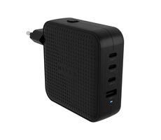 Targus HyperJuice 100W čierna / nabíjačka do siete / 3x USB-C / 1x USB-A / QC 3.0 / PD 3.0