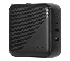 Targus 100W GAN čierna / nabíjačka do siete / 2x USB-C / 2x USB-A / PD