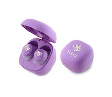 Guess 4G Logo Mini TWS Bezdrôtové Slúchadlá Purple