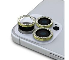 Guess FIXED Glliter Ochrana Šošoviek pre iPhone 16 Pro/16 Pro Max Gold