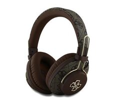 Guess PU 4G Metal Logo ENC Bezdrôtové Slúchadlá Brown