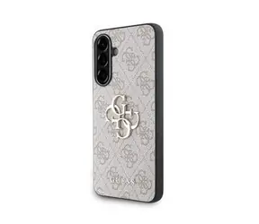 Guess PU 4G Metal Logo Zadný Kryt pre Samsung Galaxy A36 Pink