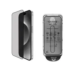 Guess Tvrdené Sklo 2.5D PRIVACY pre iPhone 16 Black