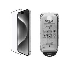 Guess Tvrdené Sklo 2.5D pre iPhone 16 Pre Max Black
