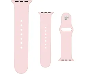 YENKEE YWB 010 AW Silikónový remienok pre Apple Watch 38 & 40 & 41 mm ružová 