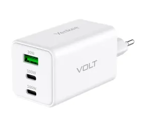YENKEE YAC G100 VOLT 100W biela / Nabíjačka / 100W / 1x USB-A 30W / 2x USB-C 100W 