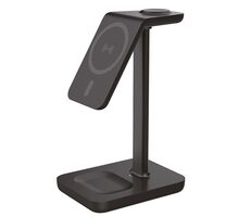 Solight SSWC02 / stolná nabíjačka / 3v1 / Qi2 / MagSafe