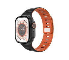 FIXED Magnetický remienok Silicone Magnetic Strap pre Apple Watch 44/45/46/49mm čierny