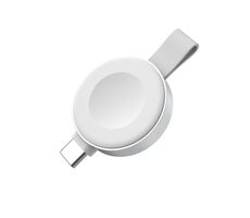 FIXED Nabíjací USB-C adaptér Orb 2 pre Apple Watch s podporou rýchlonabíjania biely