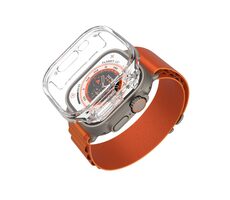 FIXED Ochranné puzdro Pure Watch s temperovaným sklom pre Apple Watch Ultra 49mm/Ultra 2 49mm číre