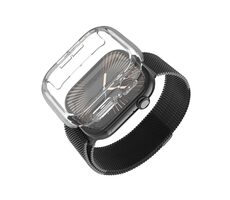 FIXED Ochranné puzdro Pure Watch s temperovaným sklom pre Apple Watch Series 10 46 mm číre