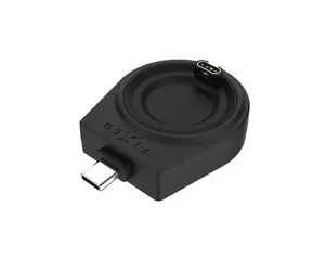 FIXED Nabíjací USB-C adaptér pre smartwatch Garmin Fenix 5/6/7/7X/8 Epix Venu 2/3/3S Vívoactive 3/4/5 čierny