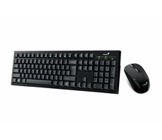 Rozbalené - Genius KM-8101 čierna / Bezdrôtový set klávesnice a myši / USB / 2.4 GHz mini reciever / CZ+SK layout / rozbalené