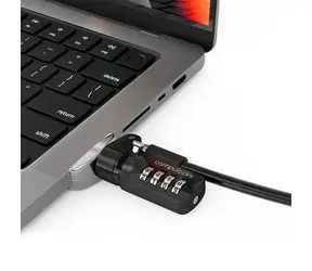 Compulocks Adaptér + kobinačný zámok pre Apple Macbook Pro 14" strieborná