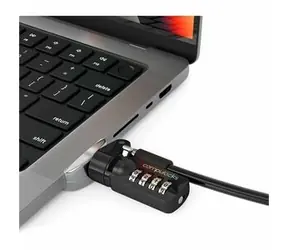 Compulocks Adaptér + kobinačný zámok pre Apple Macbook Pro 16" 2021 čierna
