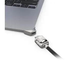 Compulocks adaptér + káblový zámok s kľúčom pre Apple MacBook Air 13" M2 strieborná