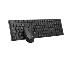 C-tech WLKMC-03 čierna / bezdrôtový combo set s myšou / CZ/ SK / USB