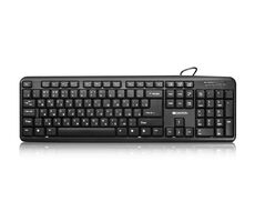 Canyon CNE-CKEY01-RU čierna / klasická USB klávesnica / umývateľná / RU layout  