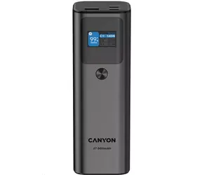 Canyon CNE-CPB2010DG sivá / Powerbanka / 27000mAh / PD 140W / 2x USB-C / 1x USB-A